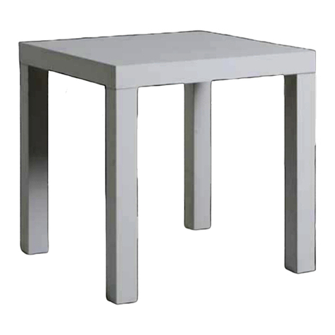Argos Sasha End Table Quick start guide