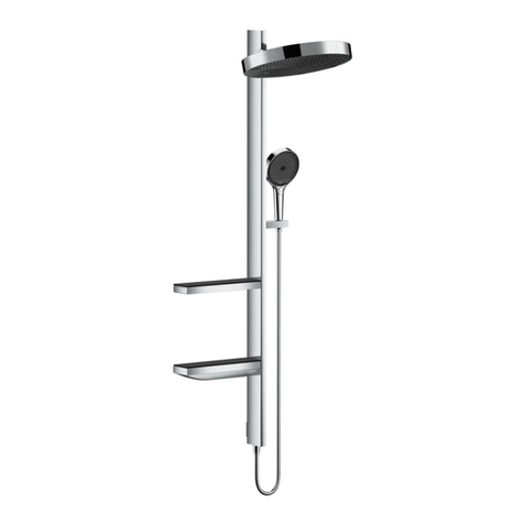 Hans Grohe Rainfinity Showerpipe 360 1jet 26842 7... Manual Hans Grohe Rainfinity Showerpipe 360 1jet 26842 7... Manual