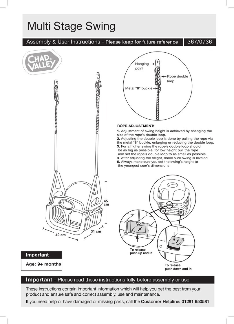 Chad Valley Multi Stage Swing Assembly & user instructions Chad Valley Multi Stage Swing Assembly & user instructions