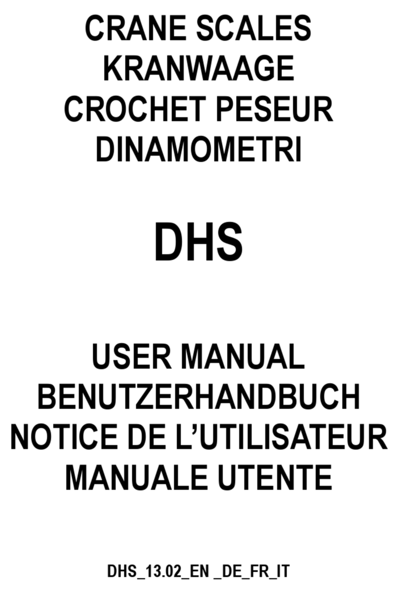 Scale House DHS Series User manual