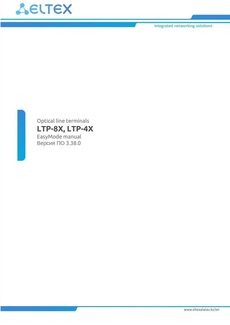 ELTEX LTP-8X User manual