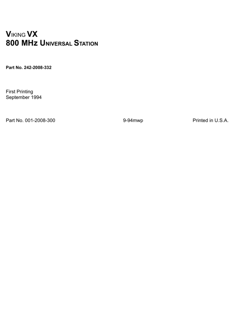 E.F. Johnson Viking VX Series manual