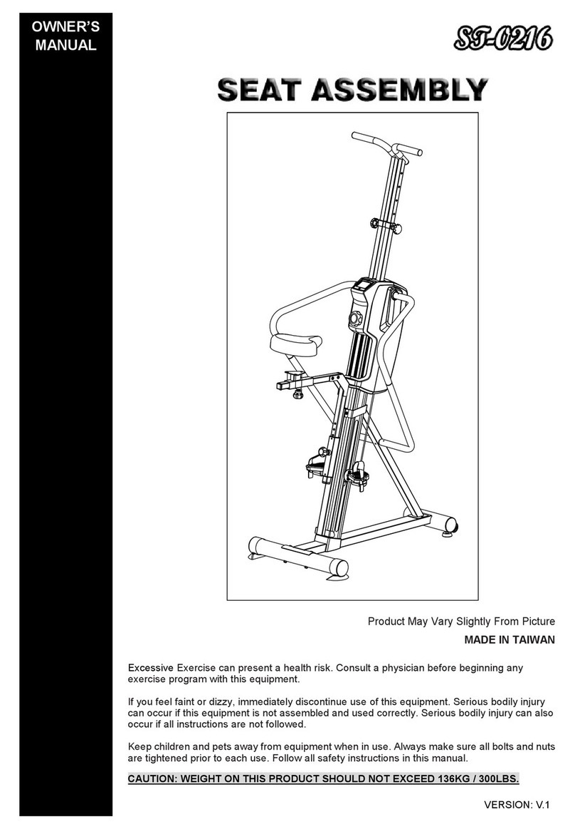 Orbit Fitness ST-0216 owner's manual