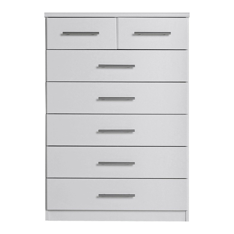 Argos Home Normandy 5+2 Drawer Chest of Drawers Assembly instructions