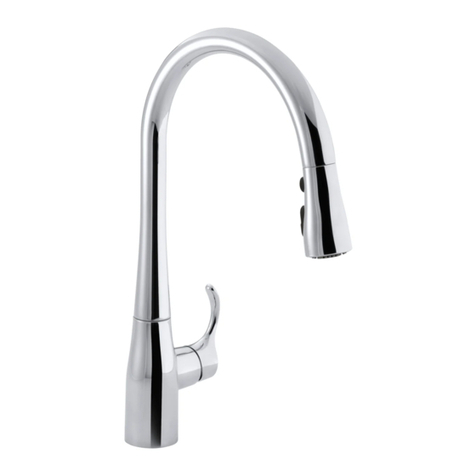 Kohler K-596D User manual