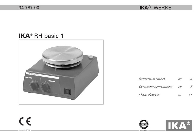 IKA RH basic 1 operating instructions