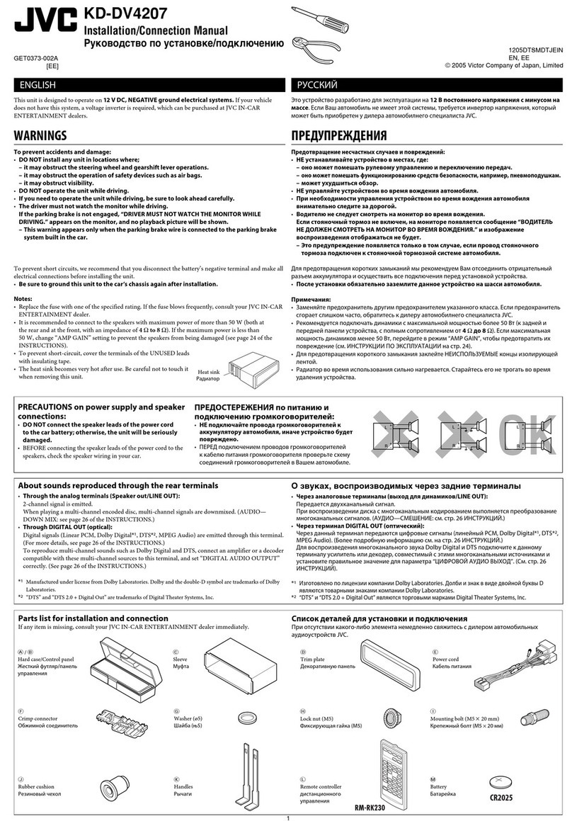 JVC KD-DV4207 Guide