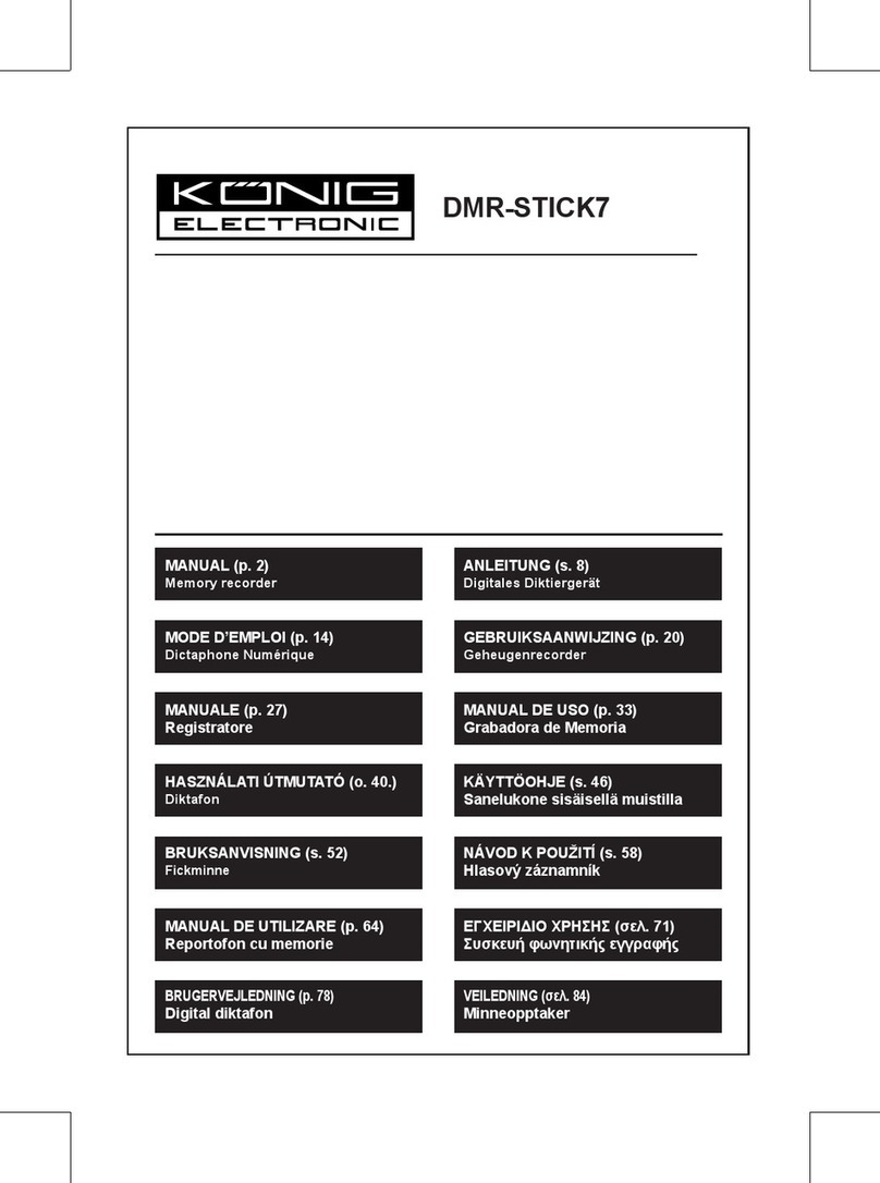 König Electronic DMR-STICK7 manual