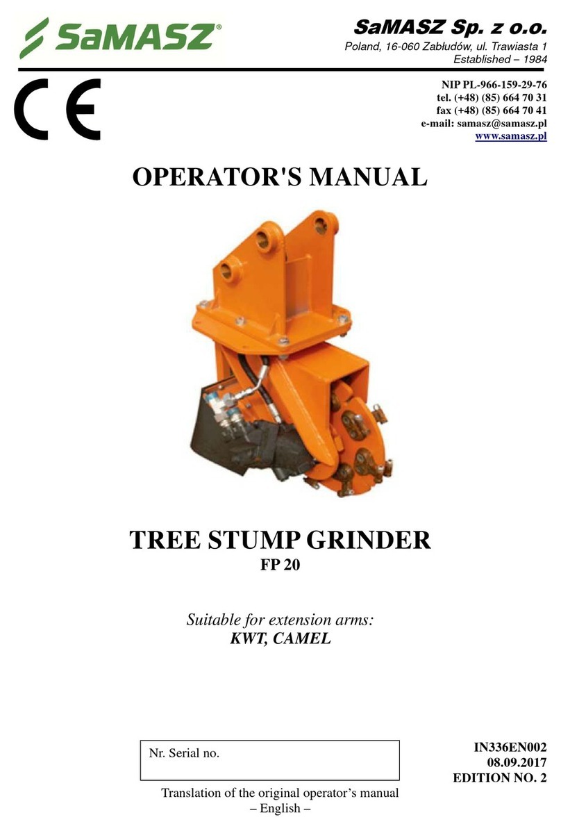 SaMASZ FP 20 Operator's manual