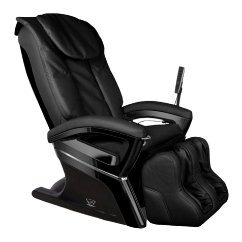 BH SHIATSU Luxury Class Prince M400 Instructions for assembly and use