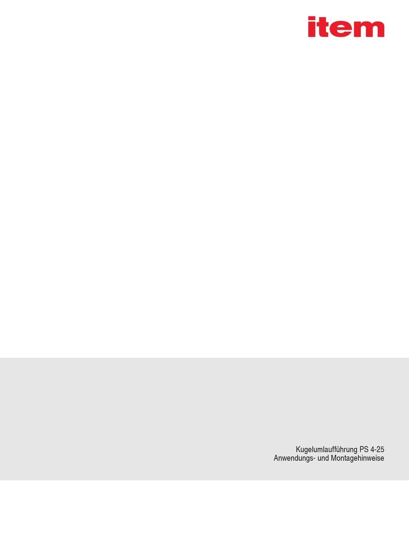 ITEM PS 4-25 Notes on Use and Installation