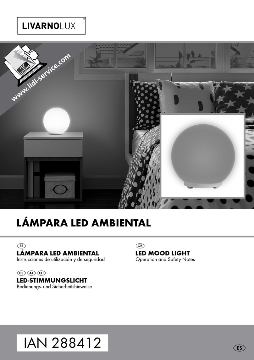 LIVARNO LUX 288412 Operation and safety notes
