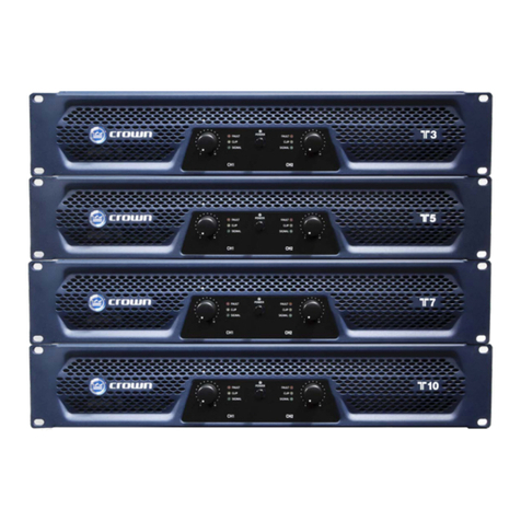 Harman Crown T Series User manual