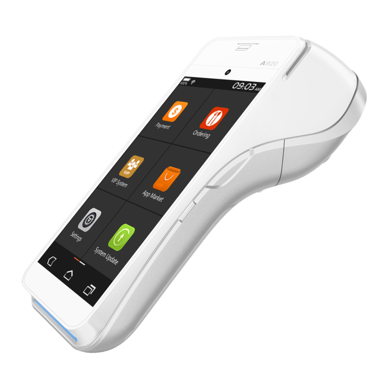 Fiserv First Data A920 Quick reference guide