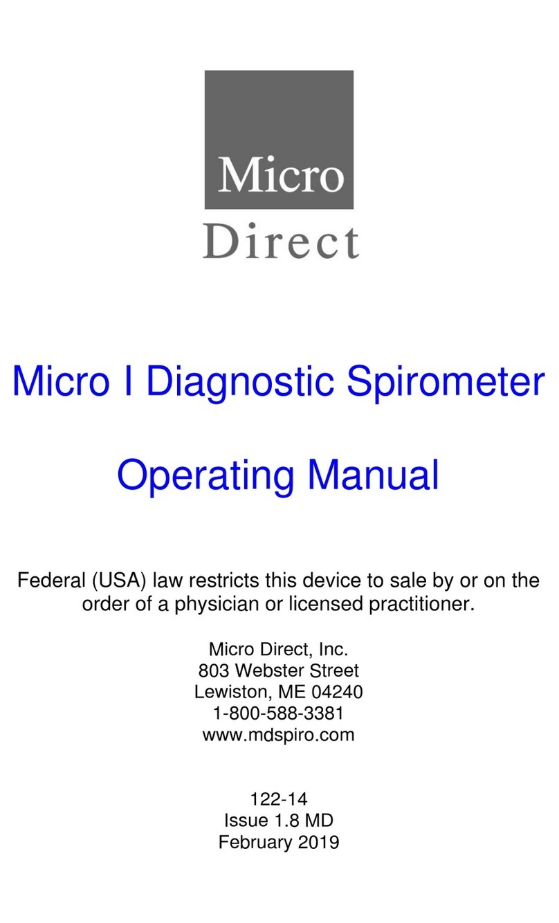 Micro Direct Micro I operating manual