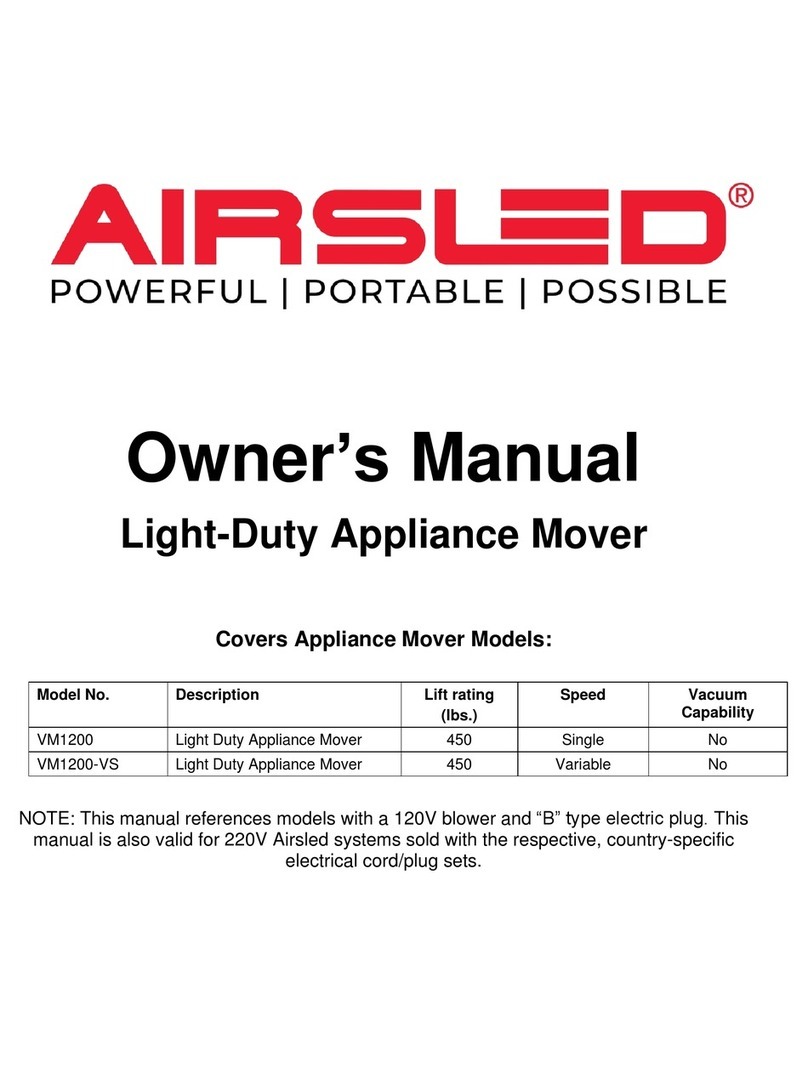 AIRSLED VM1200 owner's manual