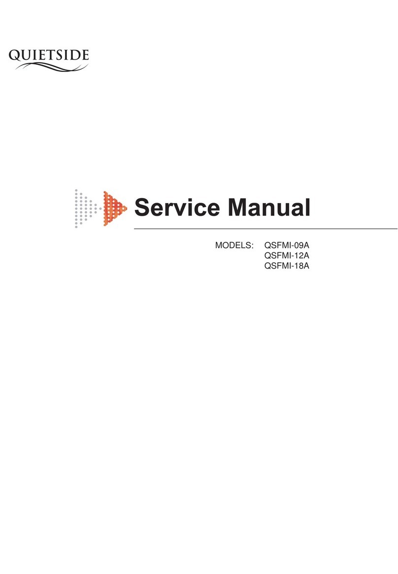 Quietside QSFMI-09A User manual Quietside QSFMI-09A User manual