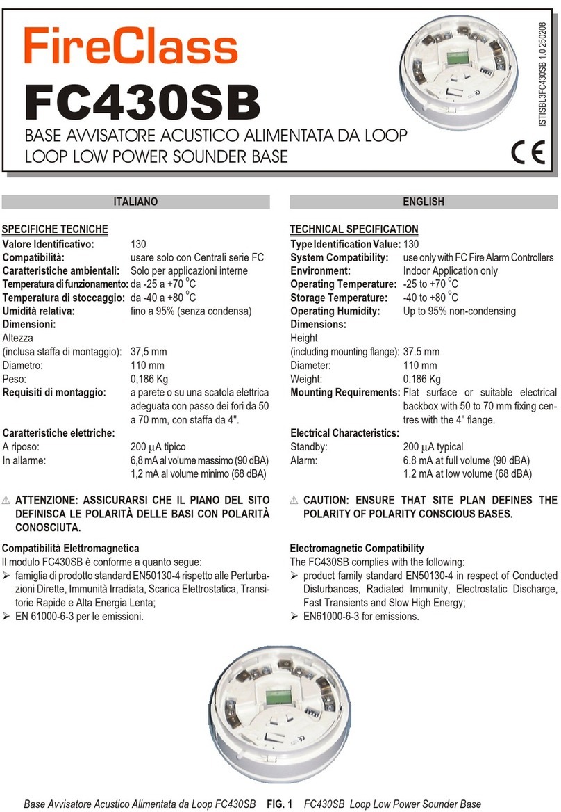 FireClass FC430SB manual FireClass FC430SB manual