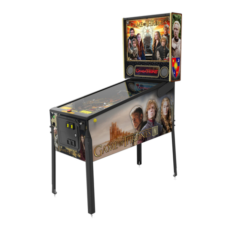 Stern Pinball GAME OF THRONES User manual Stern Pinball GAME OF THRONES User manual