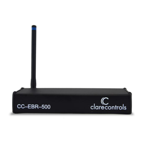 Clare Controls CC-EBR-500 Installation sheet Clare Controls CC-EBR-500 Installation sheet