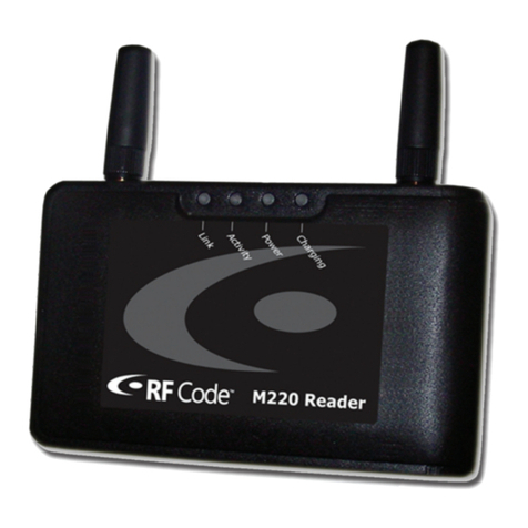 RF Code M220 user manual