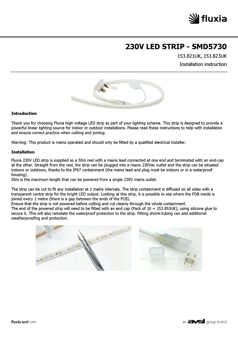 fluxia SMD5730 Installation instruction