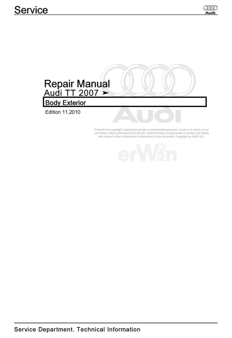 Audi TT 207 Repair manual