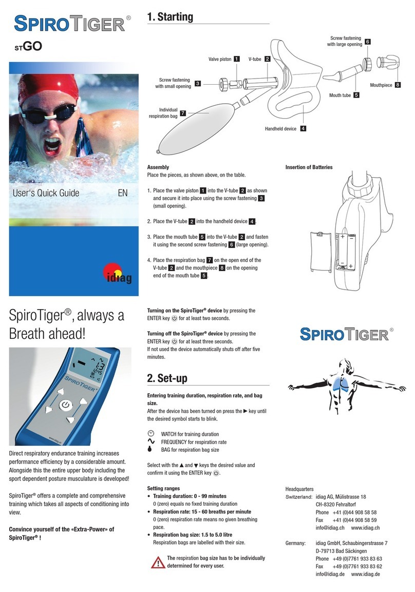 idiag SpiroTiger STGO User quick guide