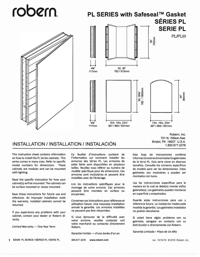 Robern PL Series Installation