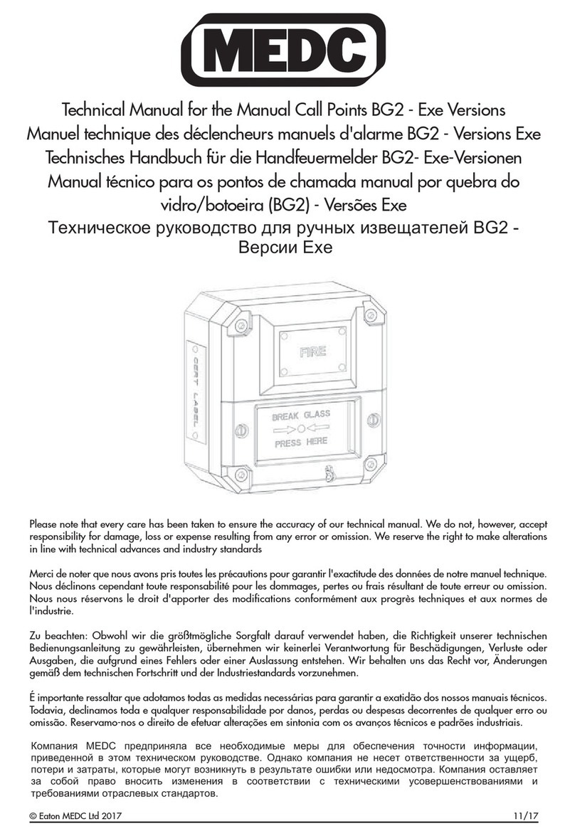 Eaton MEDC BG2 Exe Technical manual