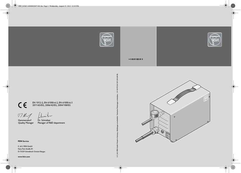 Fein 9 26 01 022 01 3 Original instructions