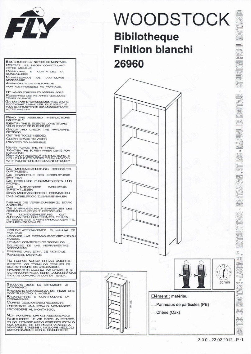 FLY WOODSTOCK 26960 Assembly instructions
