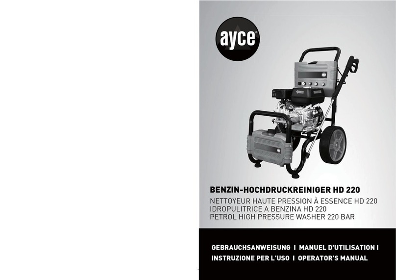 Ayce HD 220 Operator's manual