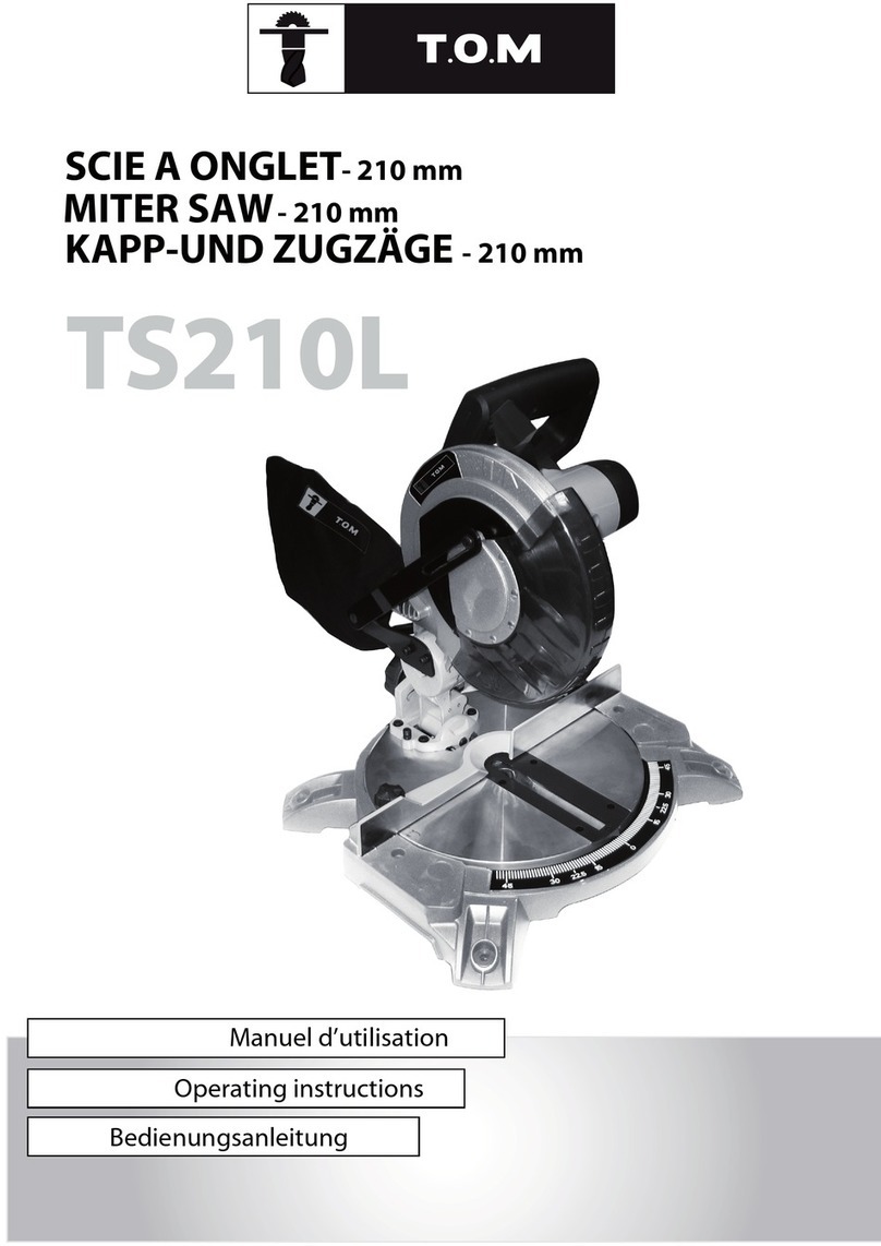 T.O.M TS210L operating instructions
