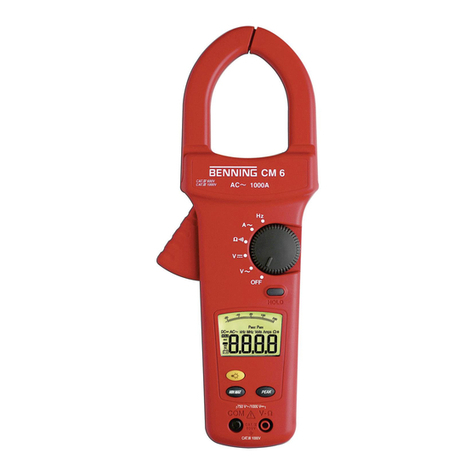 Benning CM 4 operating manual