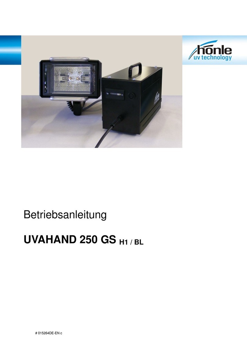 honle UVAHAND 250 GS H1 operating manual