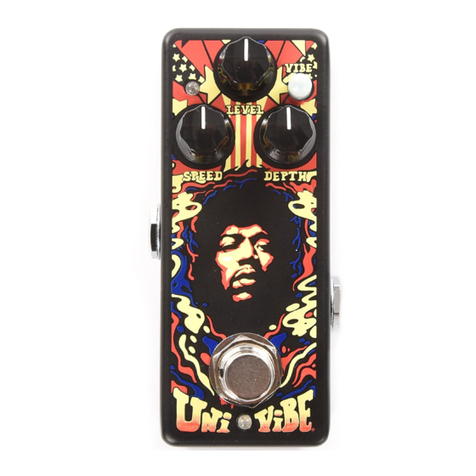 Dunlop AUTHENTIC HENDRIX '69 PSYCH SERIES UNI-VIBE... User manual