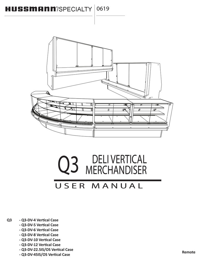 Hussmann Q3-DV-4 user manual