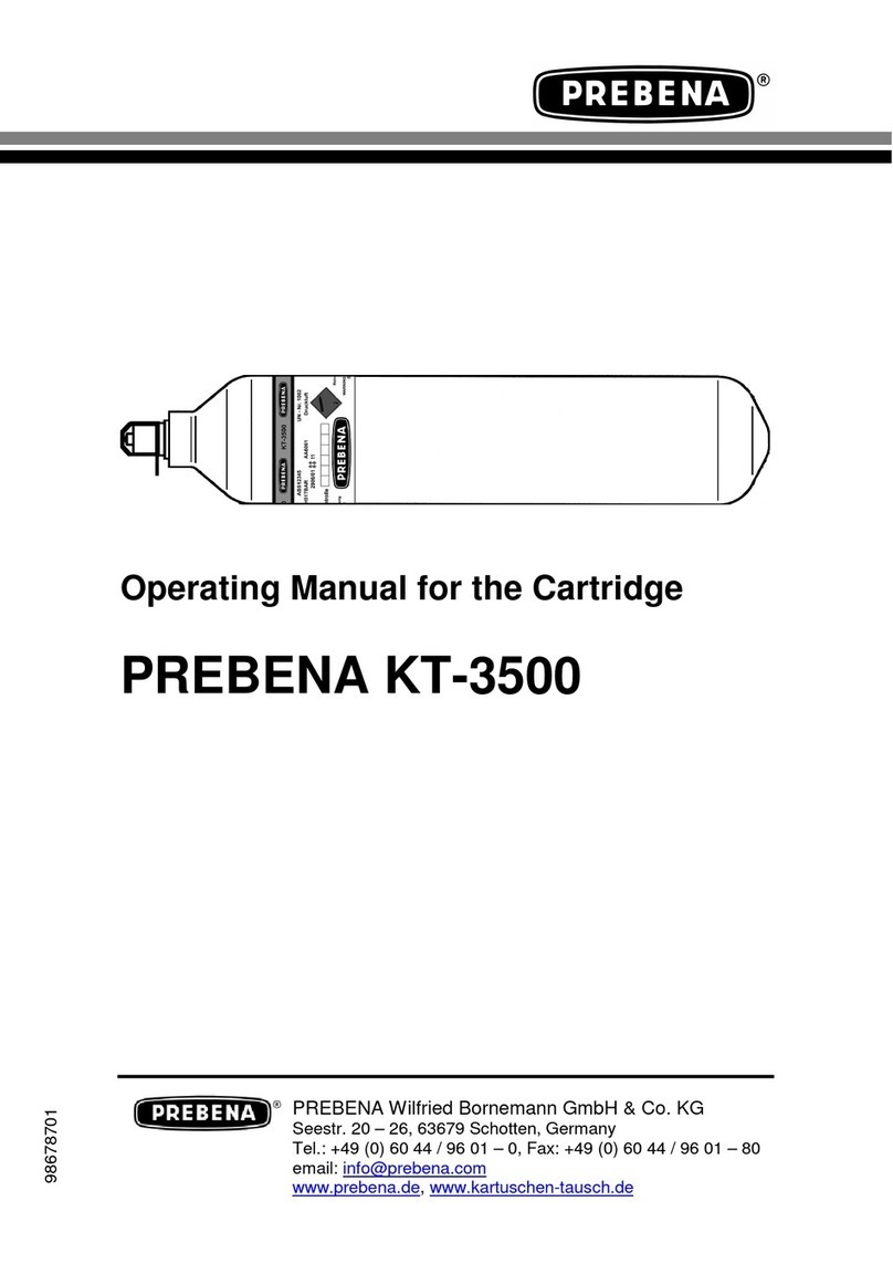 Prebena KT-3500 operating manual