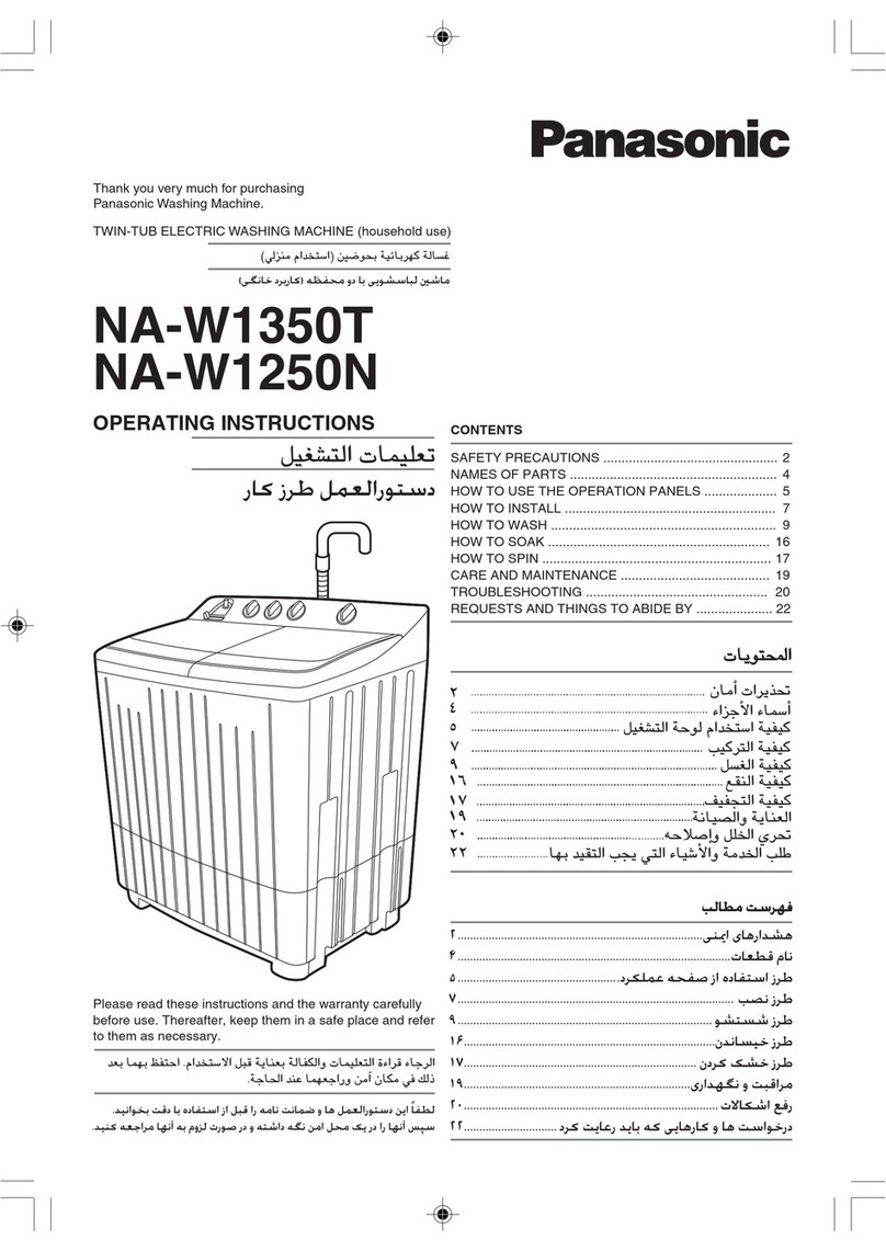 Panasonic NA-W1350T User manual