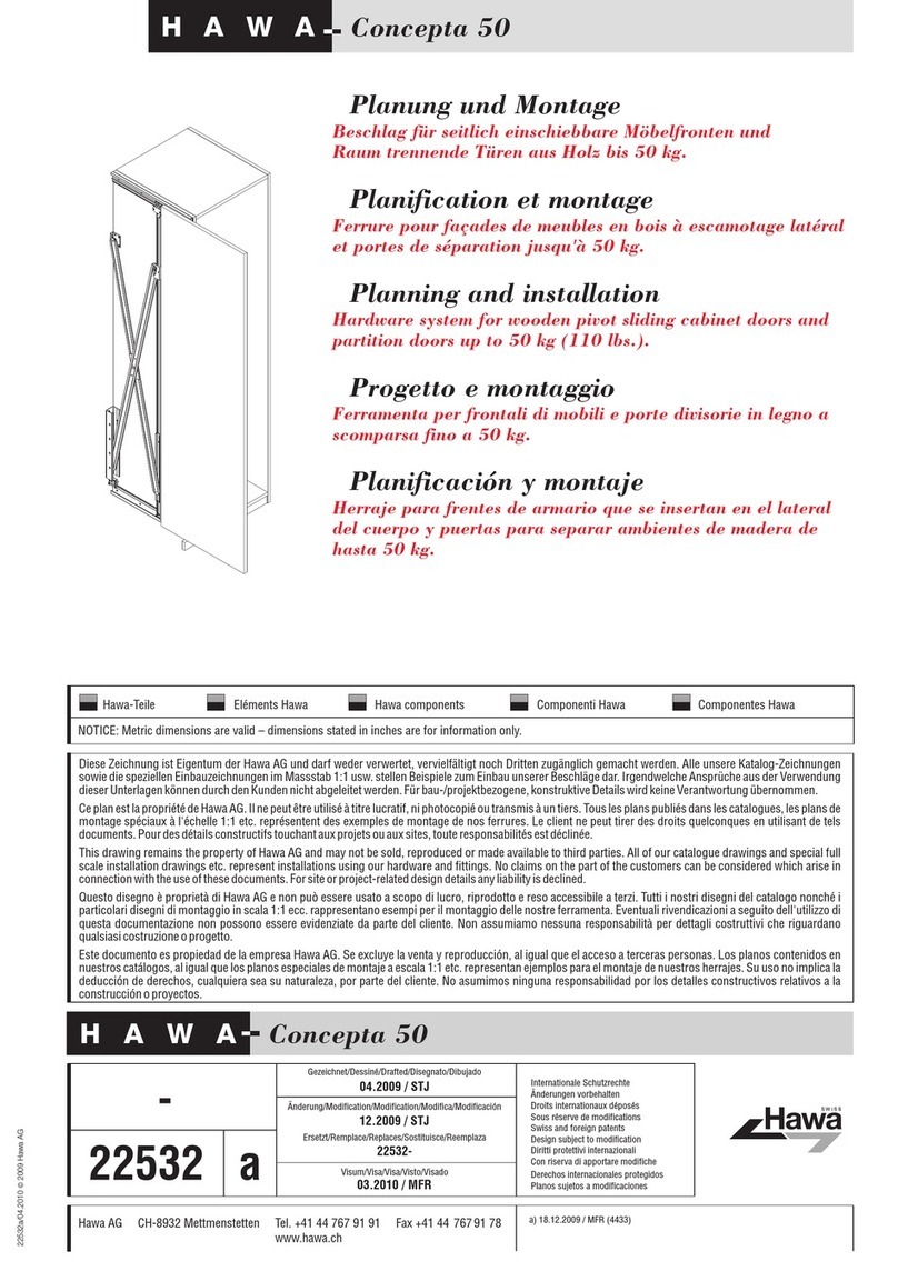 hawa Concepta 50 Technical manual