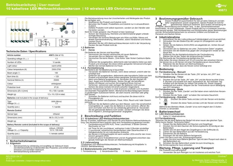 Goobay 49873 user manual