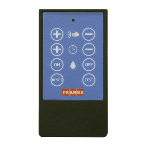Franke ZAQUA091 Installation and operating instructions