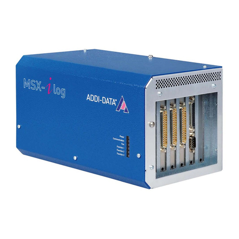Addi-Data MSX-ilog Series Parts list manual