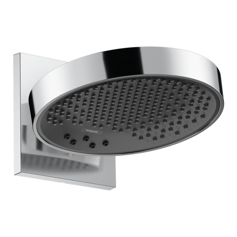 Hans Grohe Rainfinity 250 3jet 26232 Series Manual Hans Grohe Rainfinity 250 3jet 26232 Series Manual