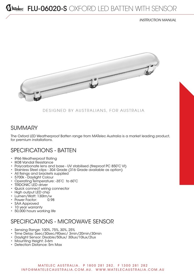 Matelec FLU-06020-S User manual