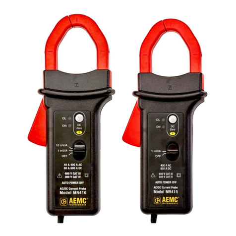 Chauvin Arnoux AEMC MR415 User manual