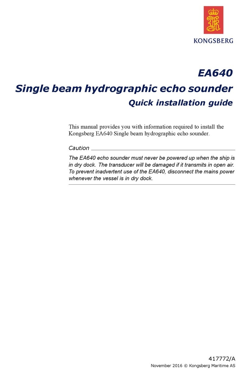 Kongsberg EA640 Quick installation guide Kongsberg EA640 Quick installation guide
