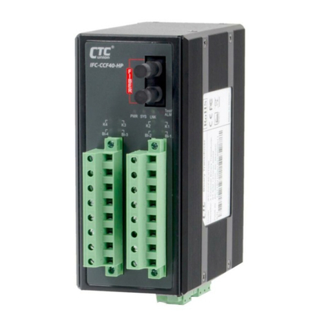 CTC Union IFC-CCF40 Quick installation guide