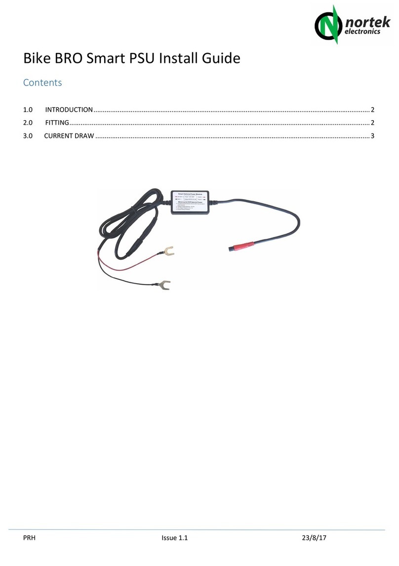 Nortek Bike Bro Smart PSU User manual
